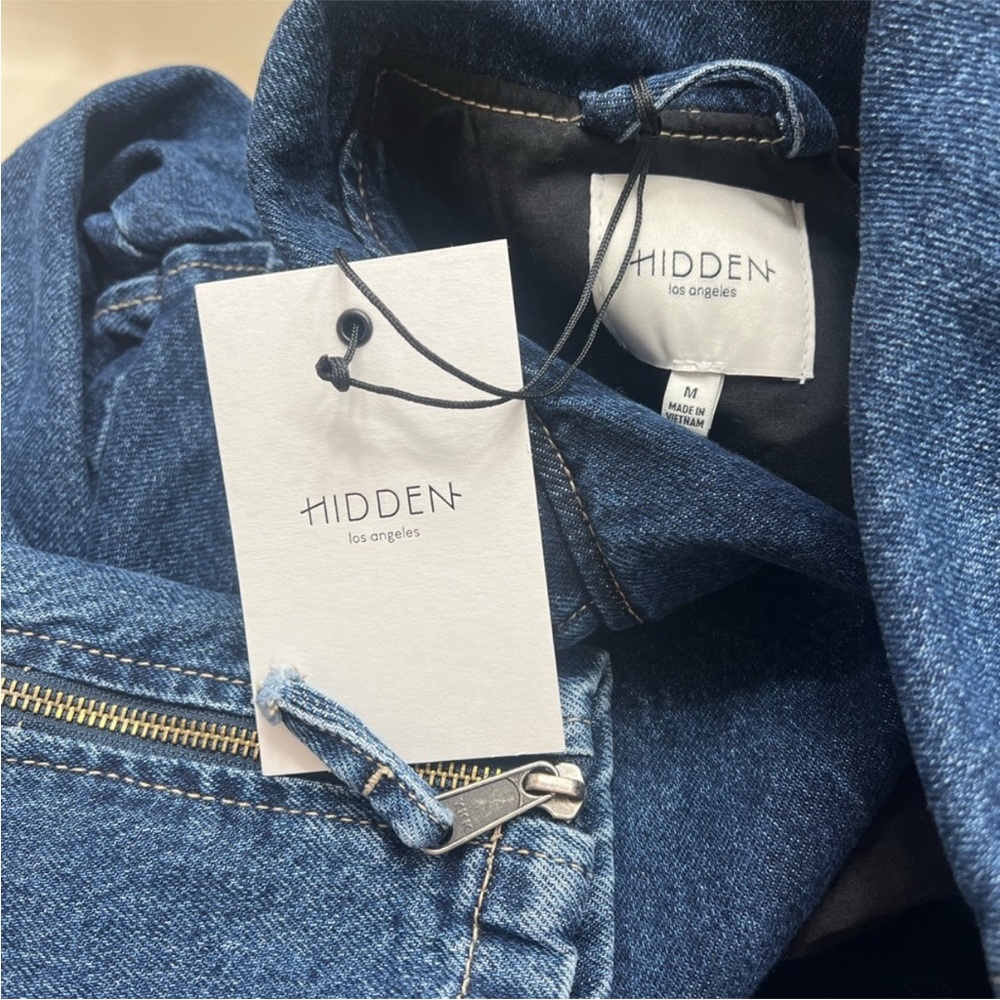 Hidden Denim Jacket Blue Size M - Picture 11 of 11